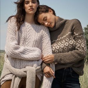 vince fair isle sweater